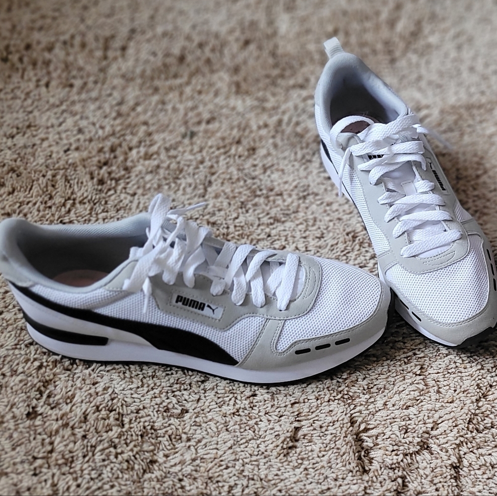 1 pair of puma worn once each